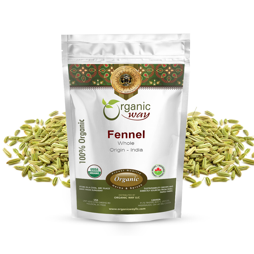 Organic Fennel Seeds Whole