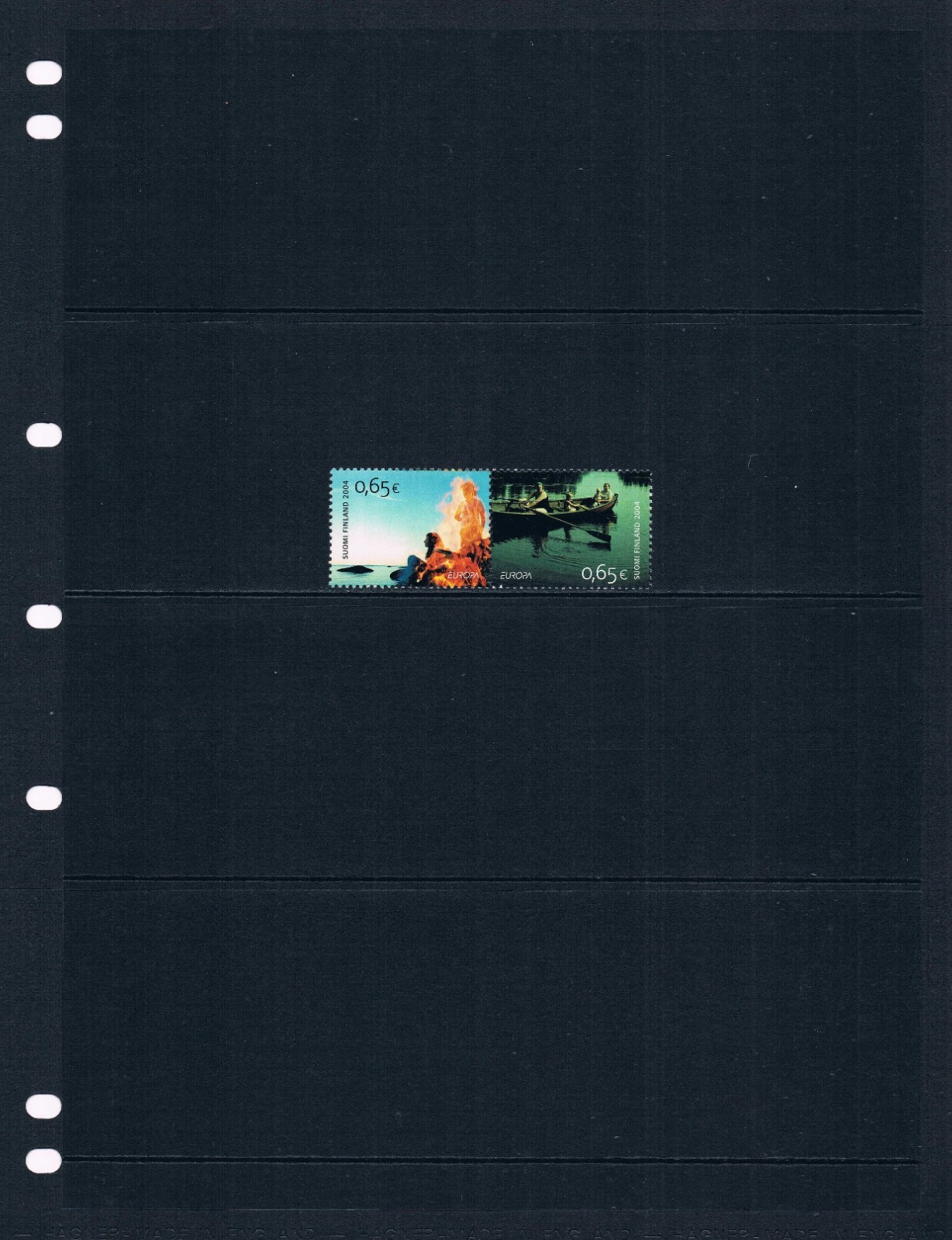 $4.00 Scott Value - 2004 FINLAND Camping, Family Vacations CV MNH NH UMM