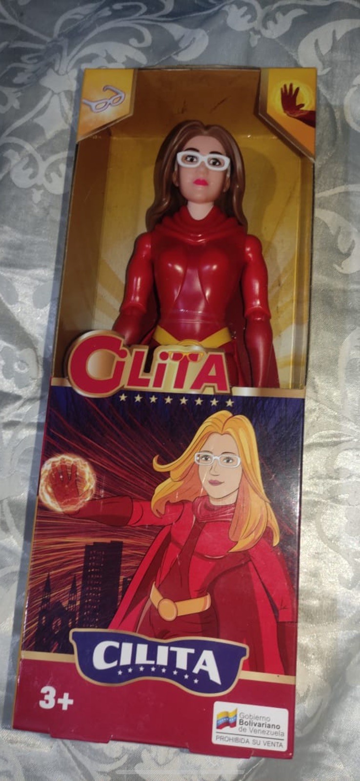 Figura Coleccionable Venezuela Set Edición Limitada Super Bigote + Cilita – New