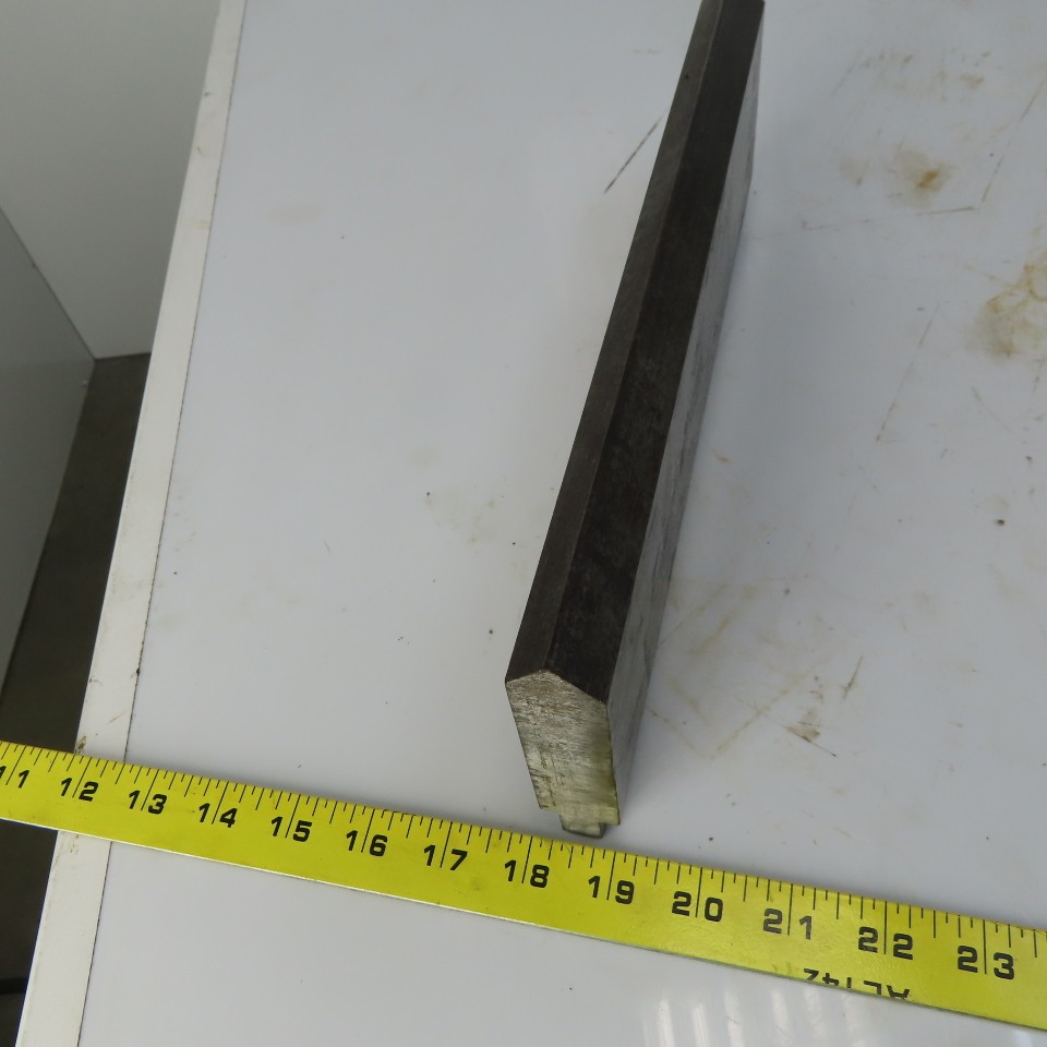 12" Press Brake 90° Forming Angle Die Block 1/2" Tang 4-1/4" Ht 1" Thick