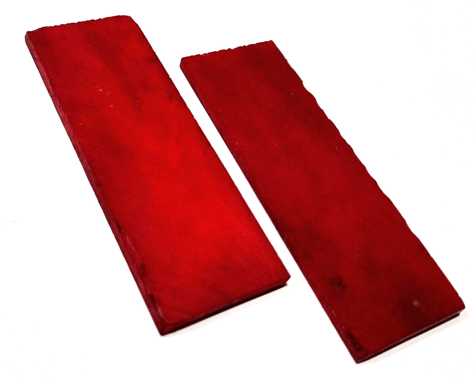 New Set USA RED Bone Custom Knife Blade Making Handle Scales