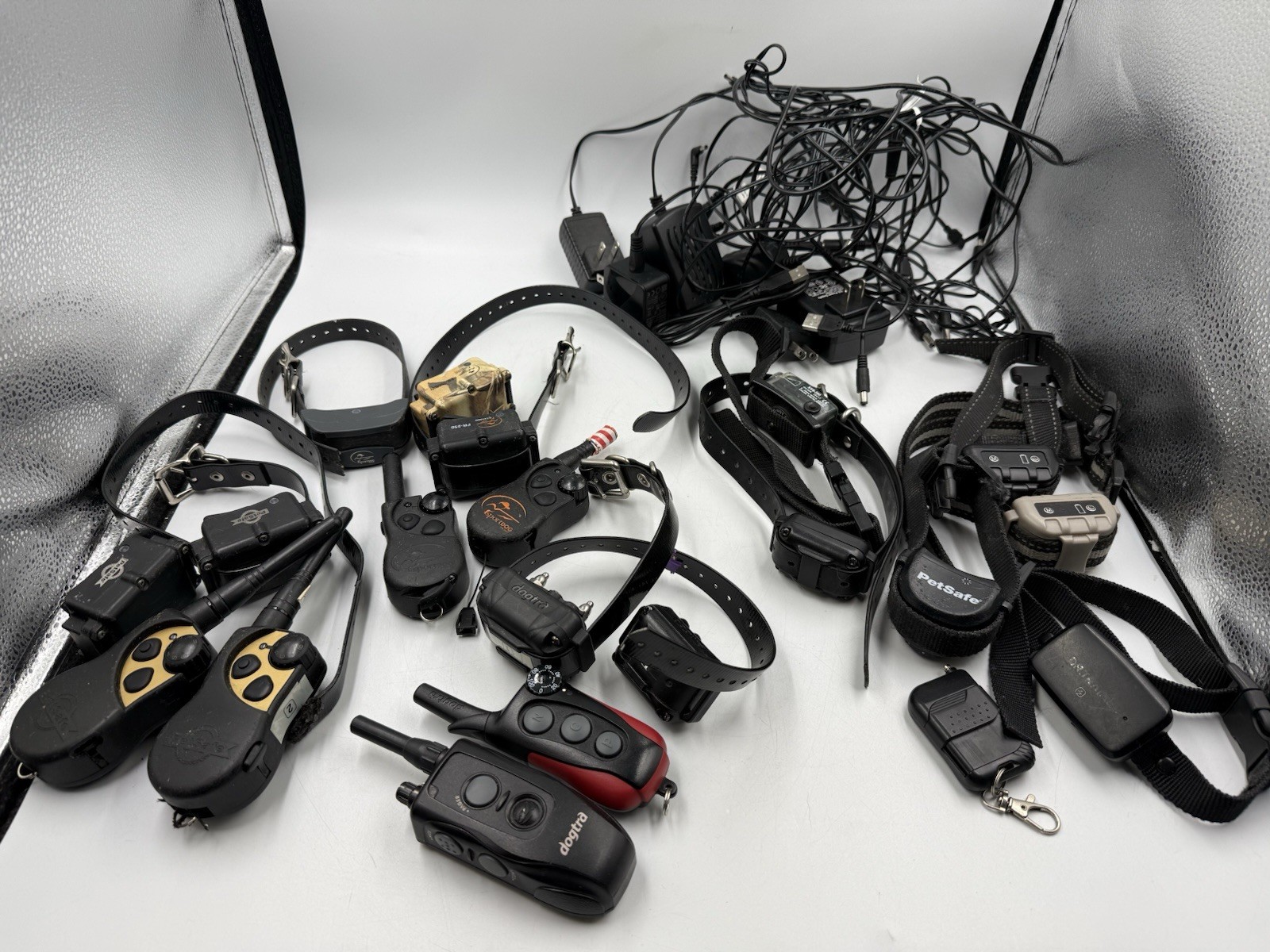 Huge Dog Training Collar Lot - Dogtra, SportDOG, PetSafe - 15+ Units - UNTESTED