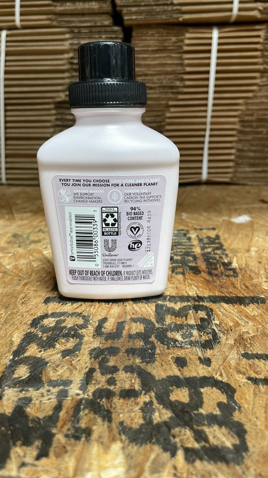 3 Pack Love Home And Planet, 4x Concentrated Laundry Detergent, Lavender & Argan