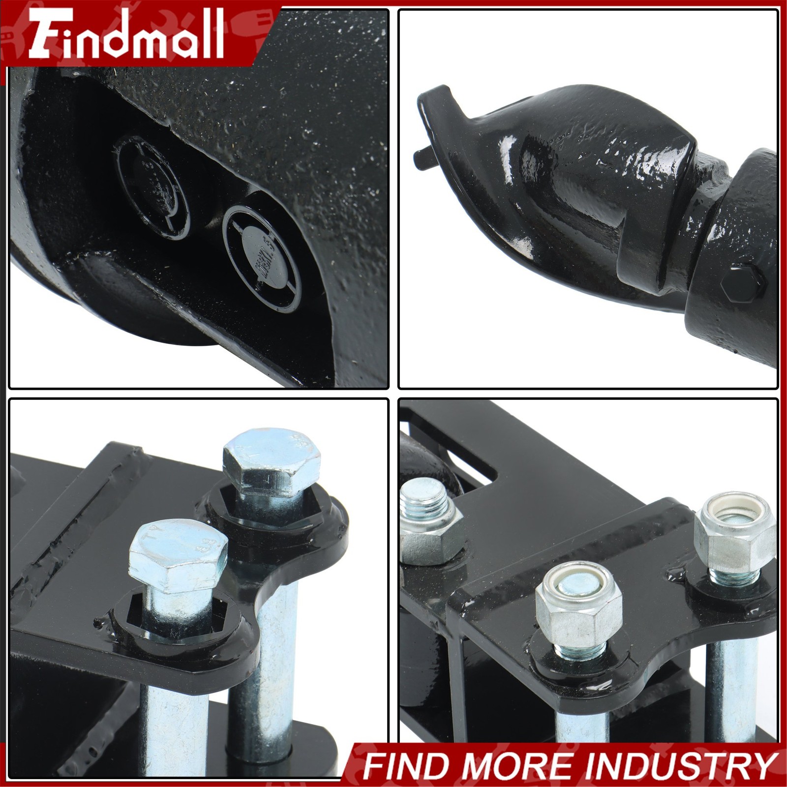 Findmall 200mm Auger Drill with Hoses for 1-1.5 Ton Mini Excavator