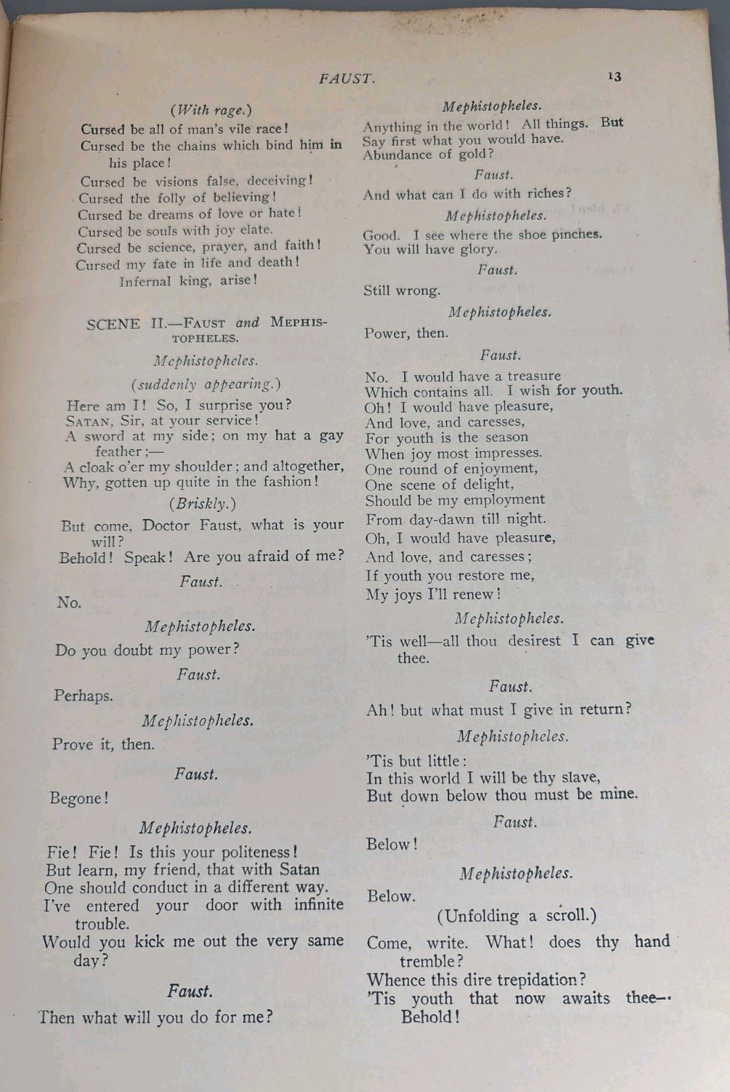 Metropolitan Opera Faust Deluxe Libretto c 1927-1928 Fred Rullman Knabe NYC