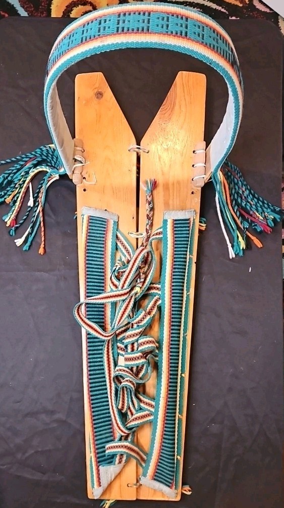 Traditional Native American Cedar Cradle Board Handmade