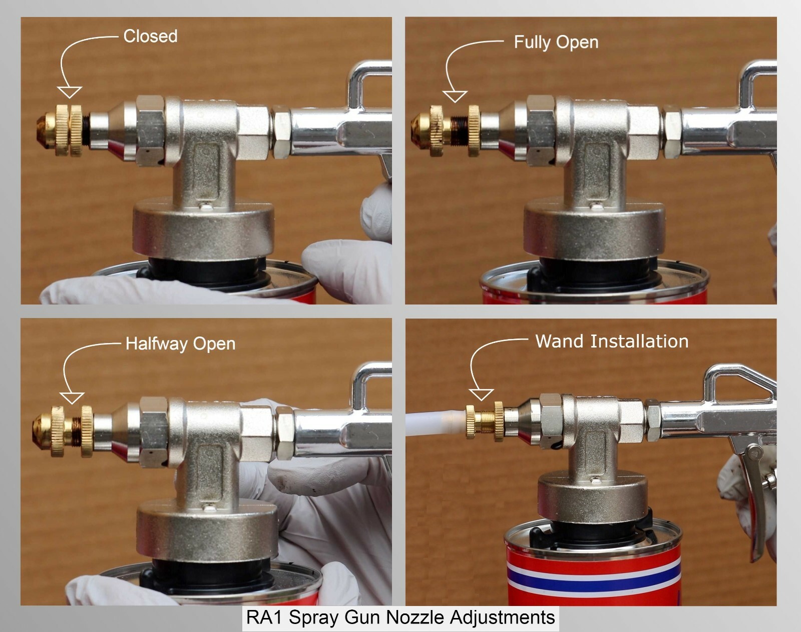 Undercoating Kit Includes Spray Gun with Adjustable Nozzle BONUS 7" Wand