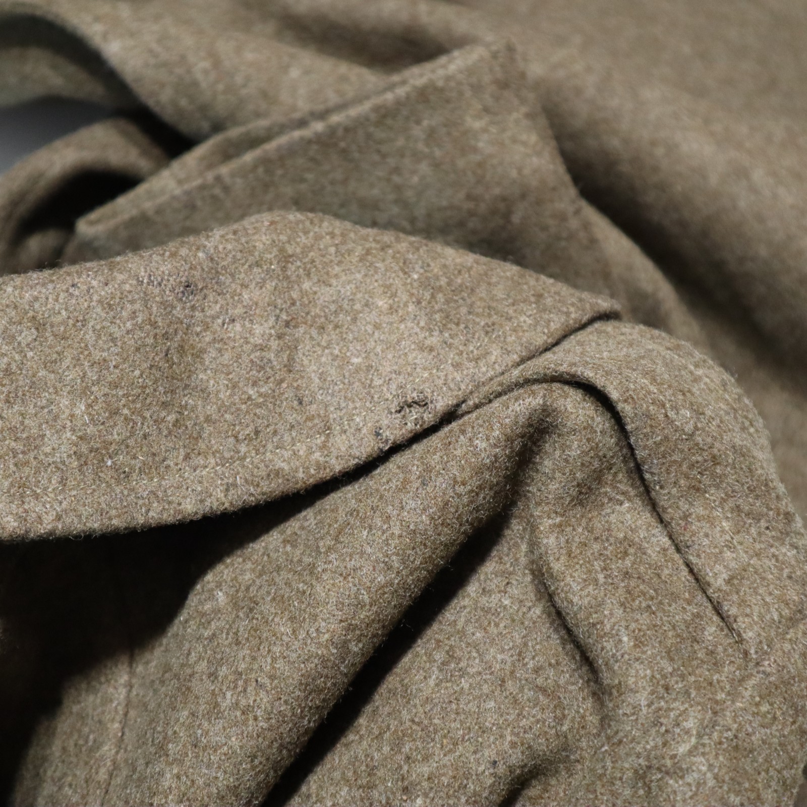 Vintage 1940s WW2 US Military USAAF Army Air Force Wool Overcoat Trench Coat 36