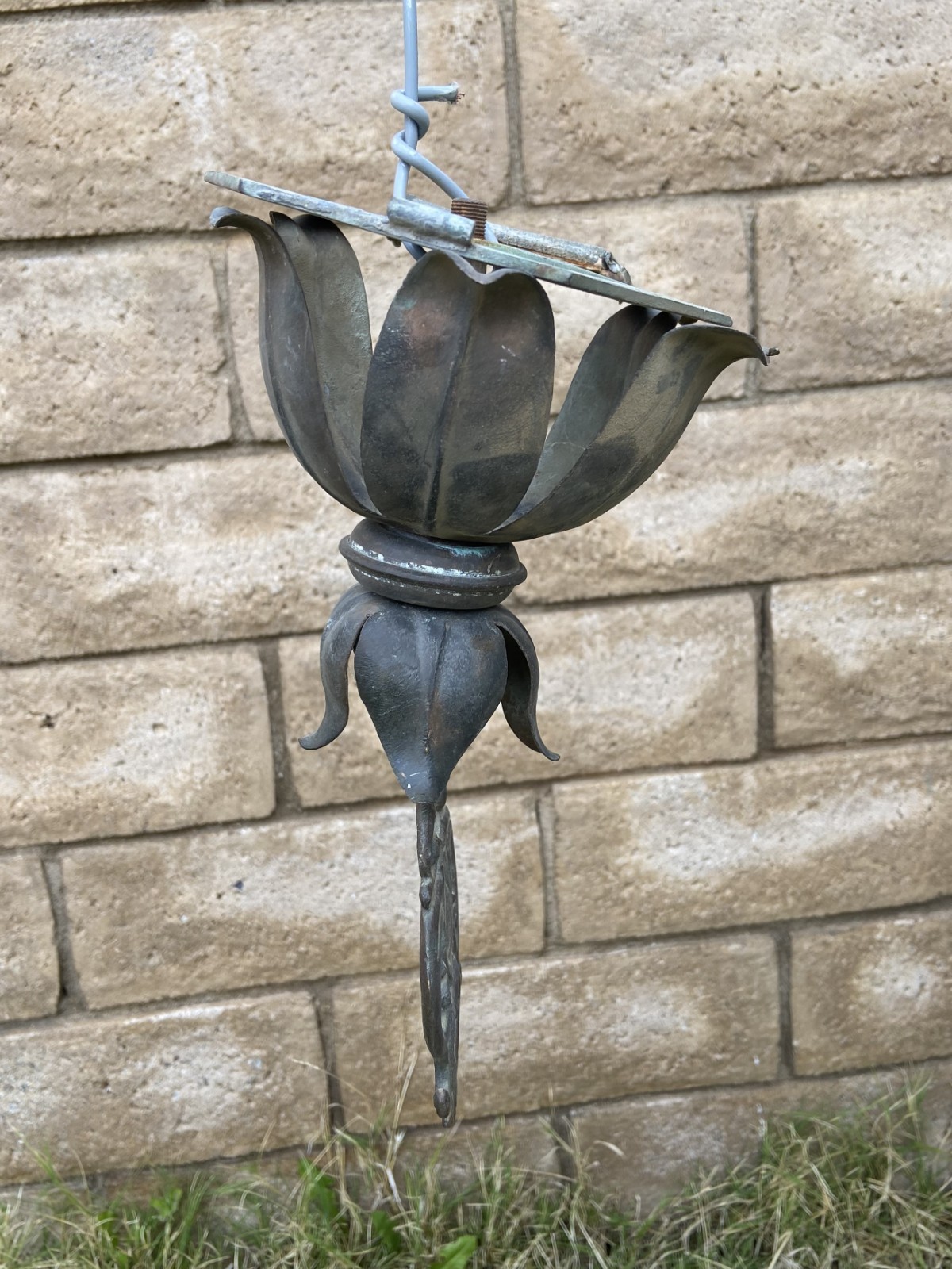 Antique Gothic Light Fixture Lamp Part Gas ? Electric ? Indoor Outdoor Lighting