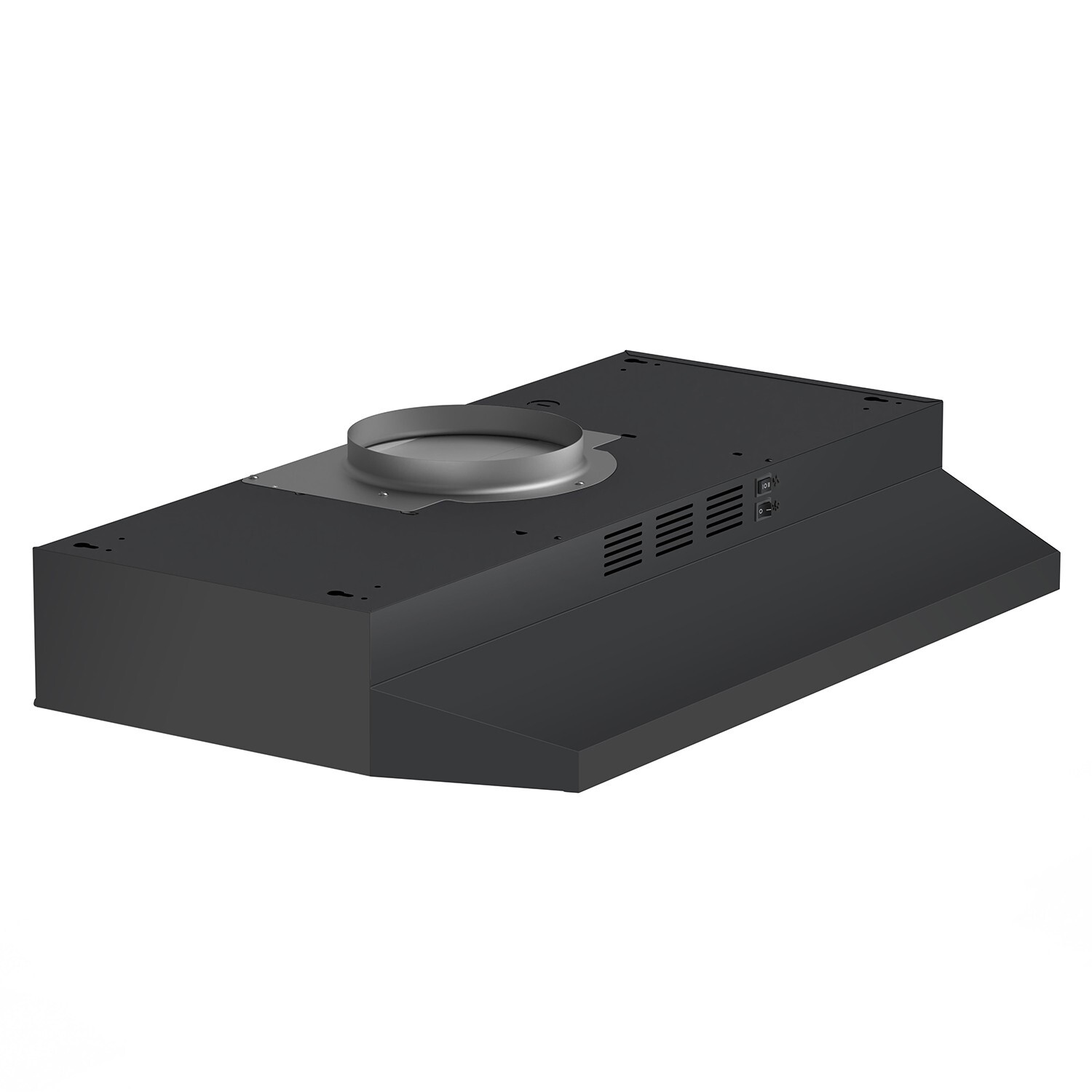 30 inch Under Cabinet Range Hood 230CFM Ducted/Ductless Black Painted w/LED New