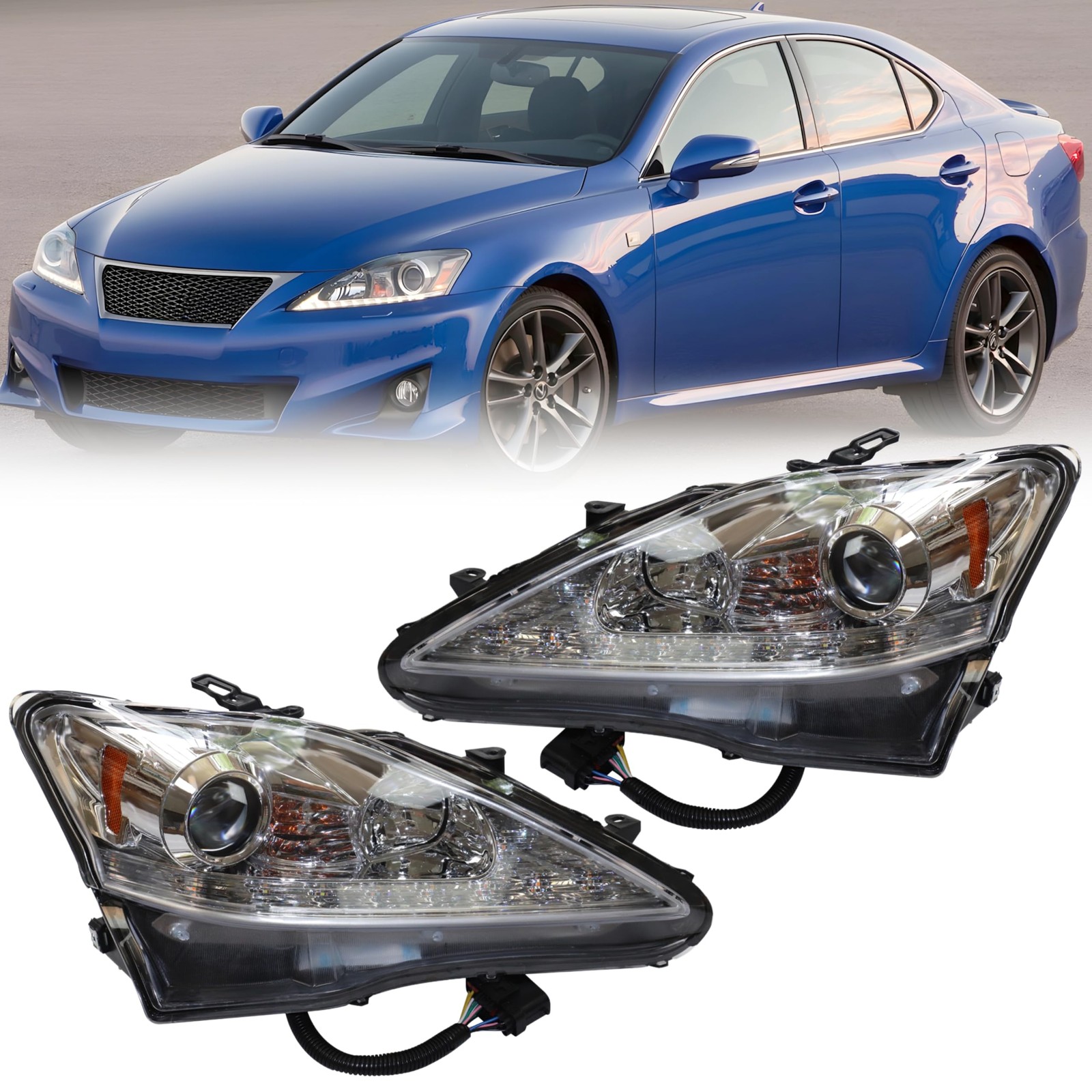 For 2006-2013 Lexus IS250 IS350 Headlight Assembly