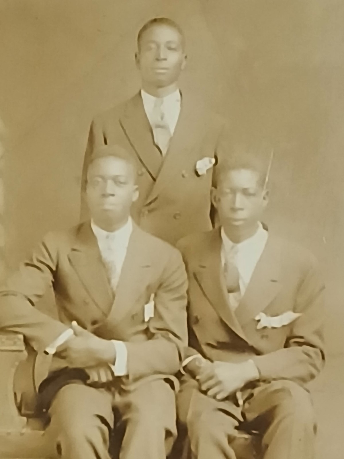 Antique African American * COLORED MALES * HBCU* NORFOLK STATE COLLEGE