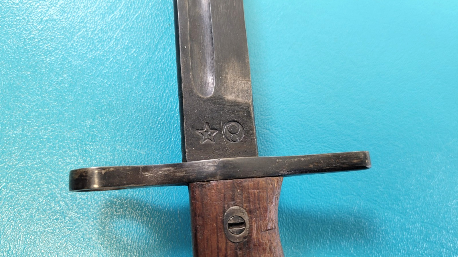WWII Japanese Type 30 Rifle Bayonet Kanaashiyo Sakugan Star K TR990