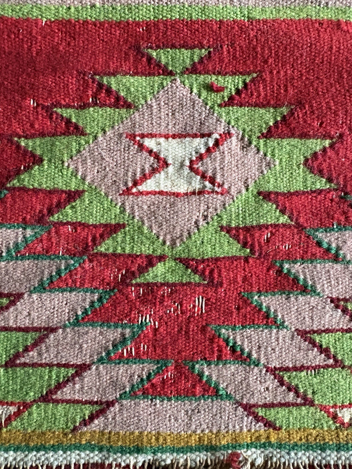Antique Native American Navajo Weaving Rug