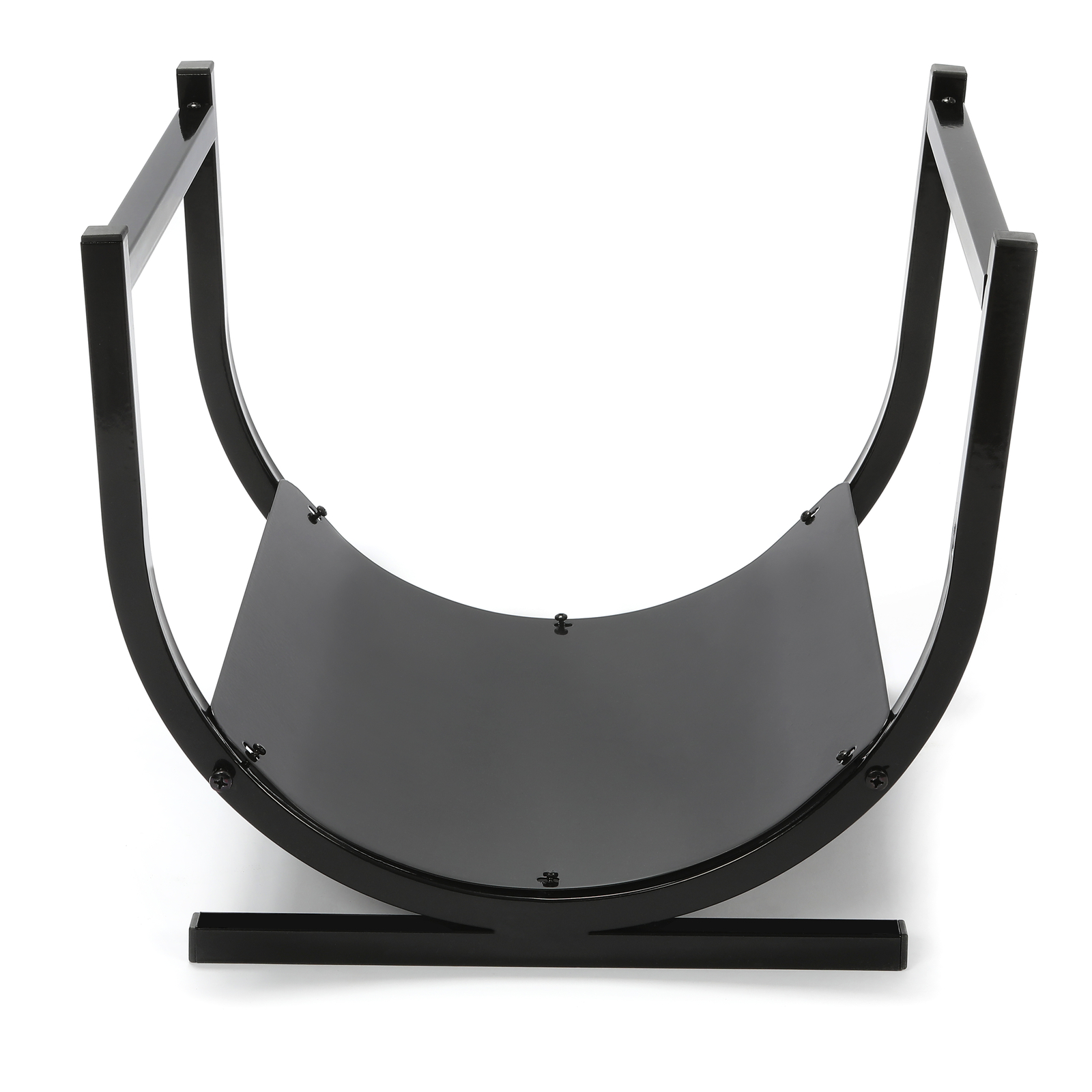 Small Metal Firewood Rack Indoor Log Holder Wood Storage For Fireplace 14''