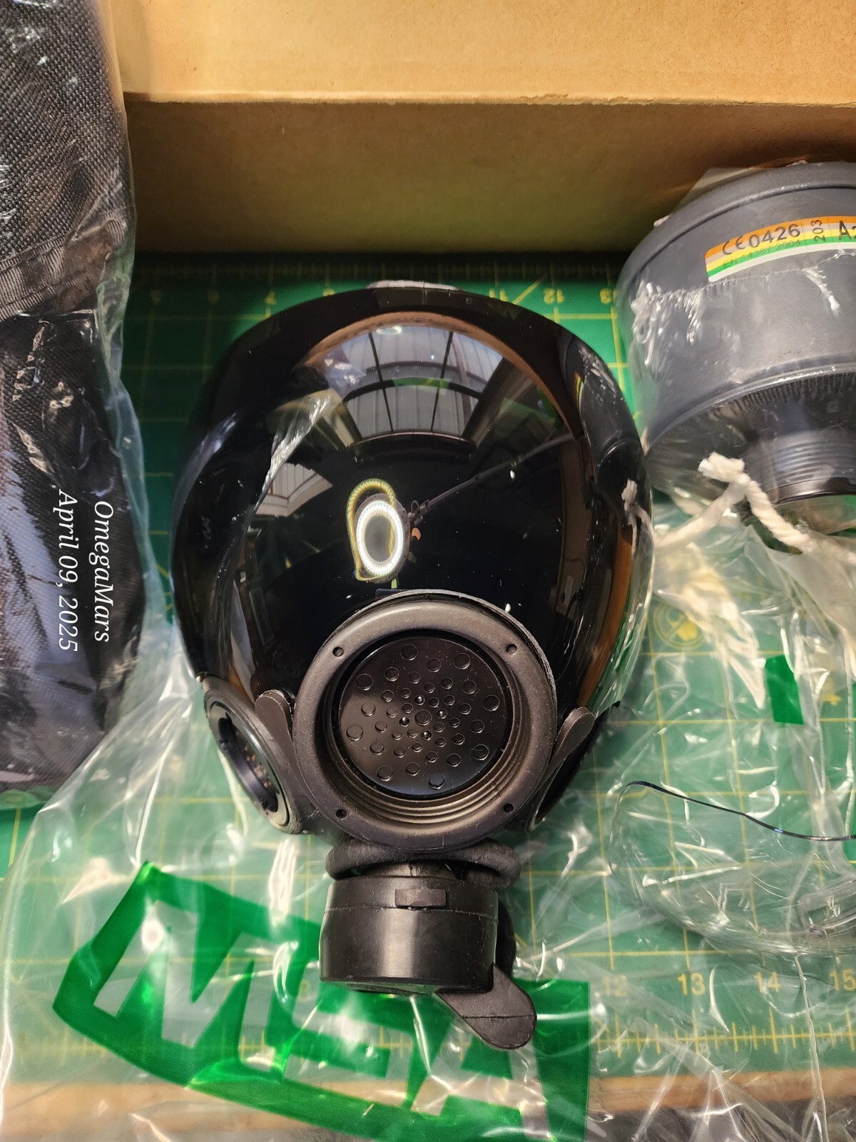 MSA Millennium Gas mask Small. Police Surplus, NEVER USED. Full kit here
