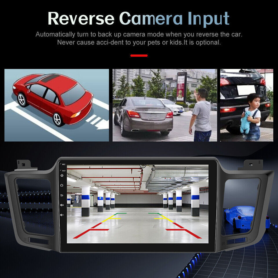 4+64GB For Toyota RAV4 2013-2018 Android 15.0 Car Stereo Radio Carplay GPS WIFI