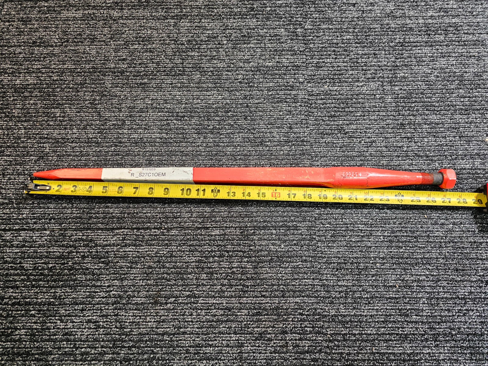 Square Hay Bale Spear 27.5" Long Tine Spike Conus S27C1 R151059