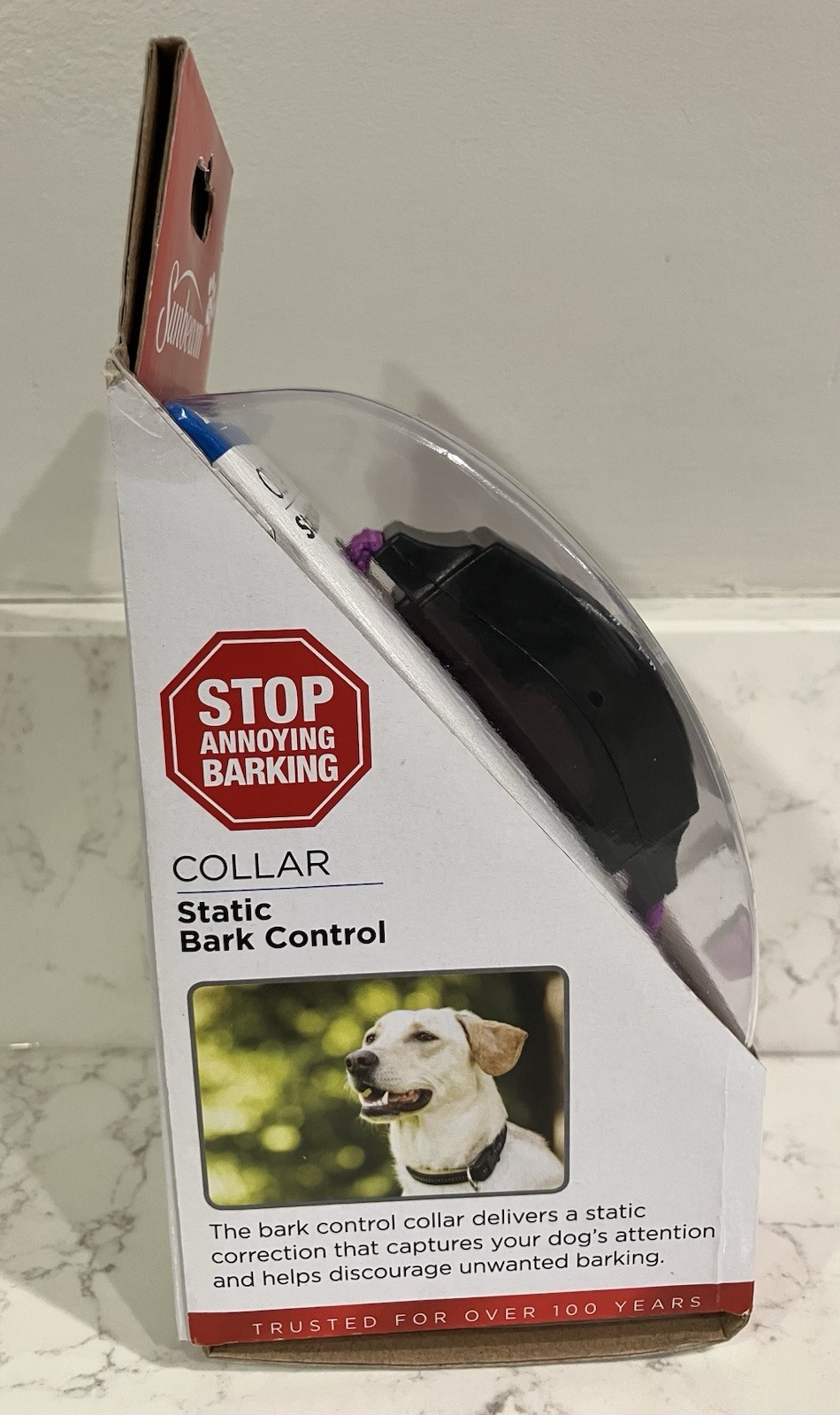 Sunbeam Bark Deterrent Mini Collar Static Bark Control NIB
