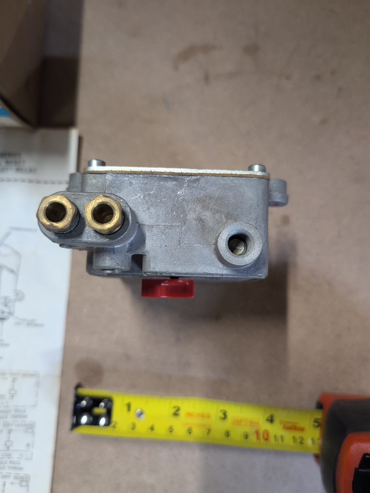 ITT General Controls, Thermopilot Relay, Manual Reset, SPST, A100G543