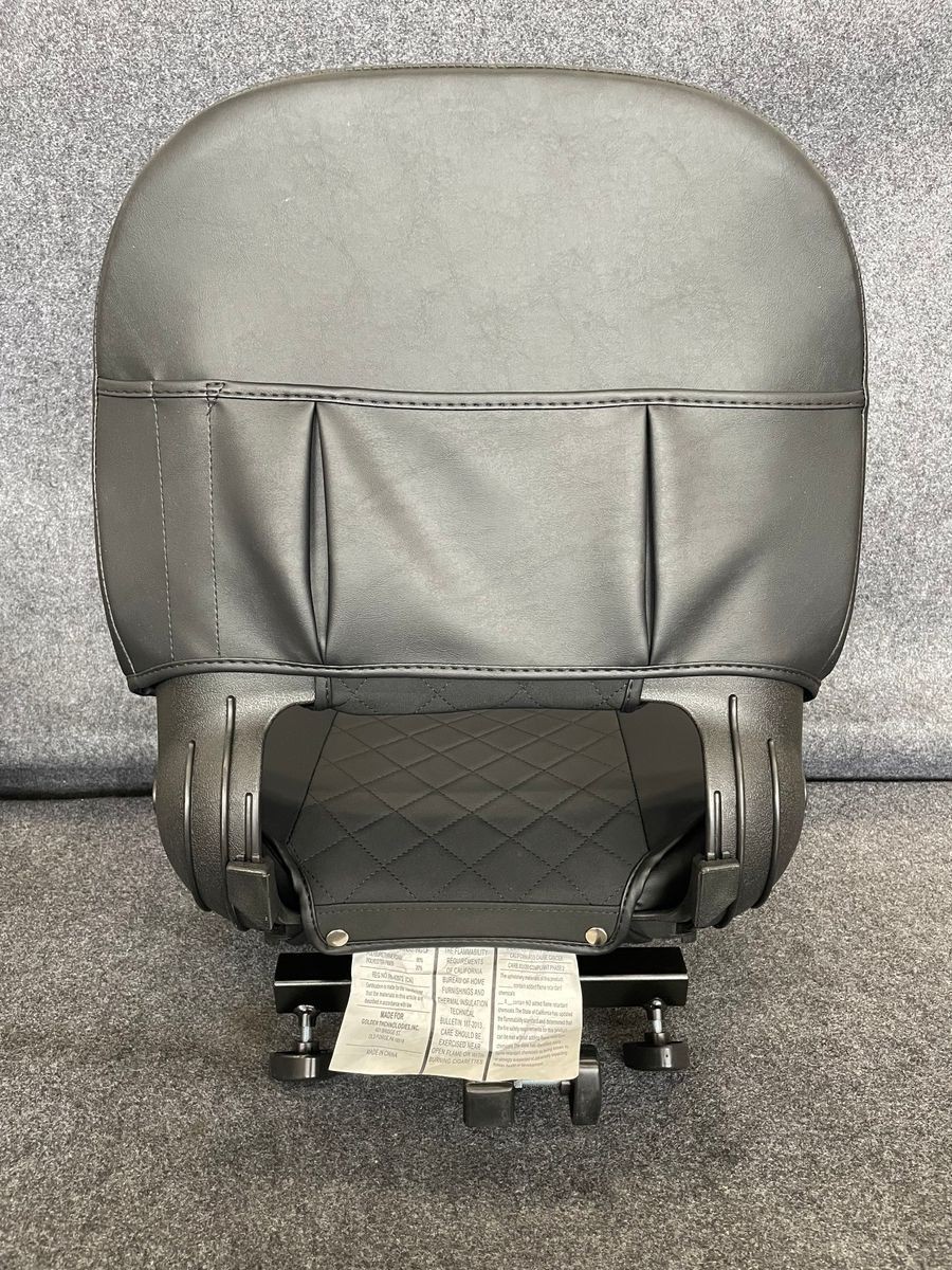 GOLDEN COMPANION Seat, Arms & Swivel Base for Mobility Scooters, No Hardware *