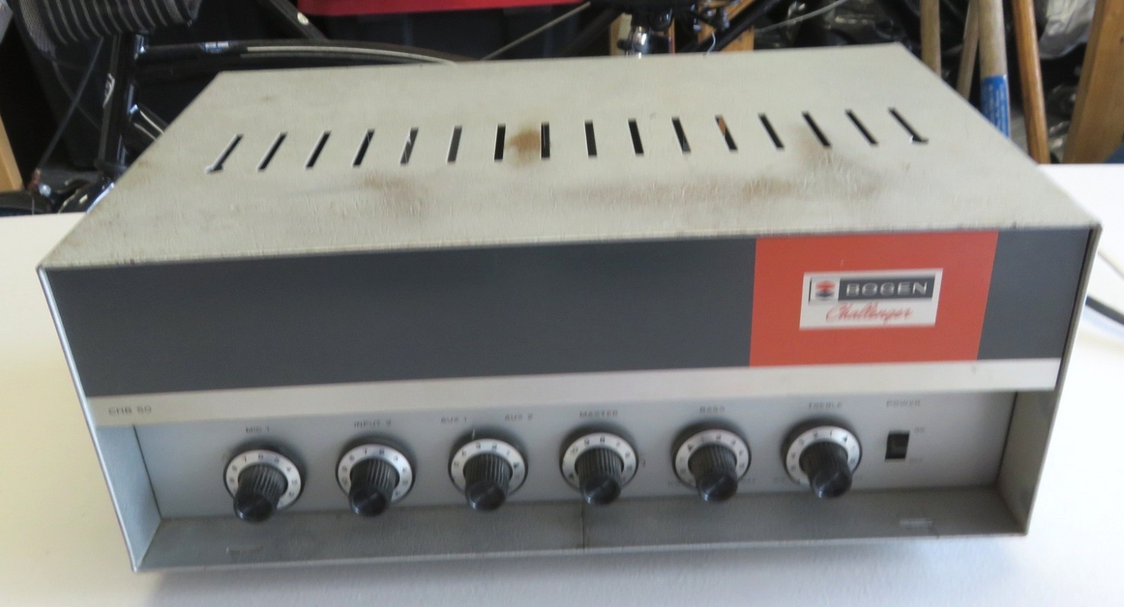 BOGEN CHALLENGER CHB 50 TUBE AMPLIFIER FOR REPAIR OR PARTS