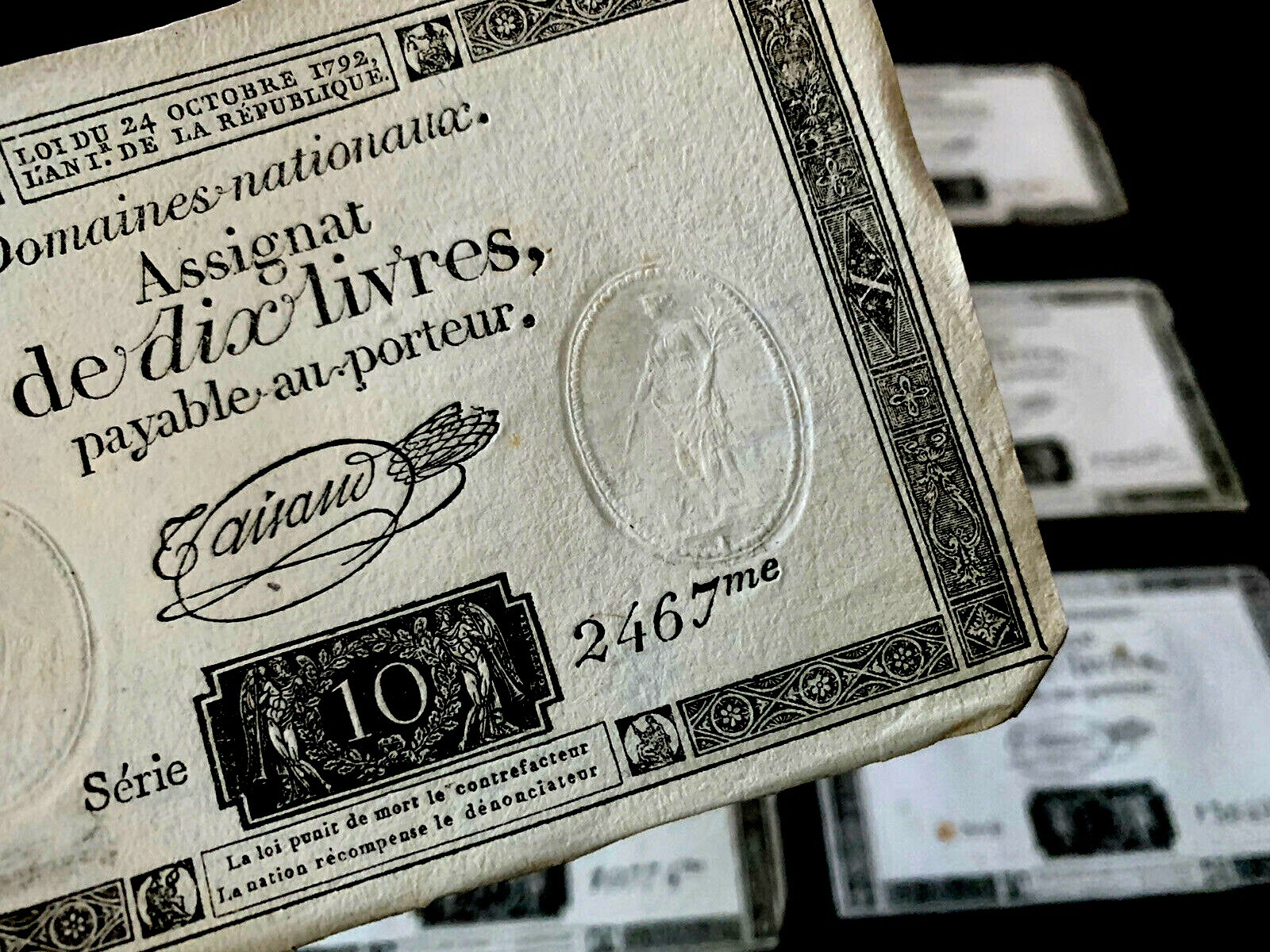 FRENCH REVOLUTION MONEY 1792