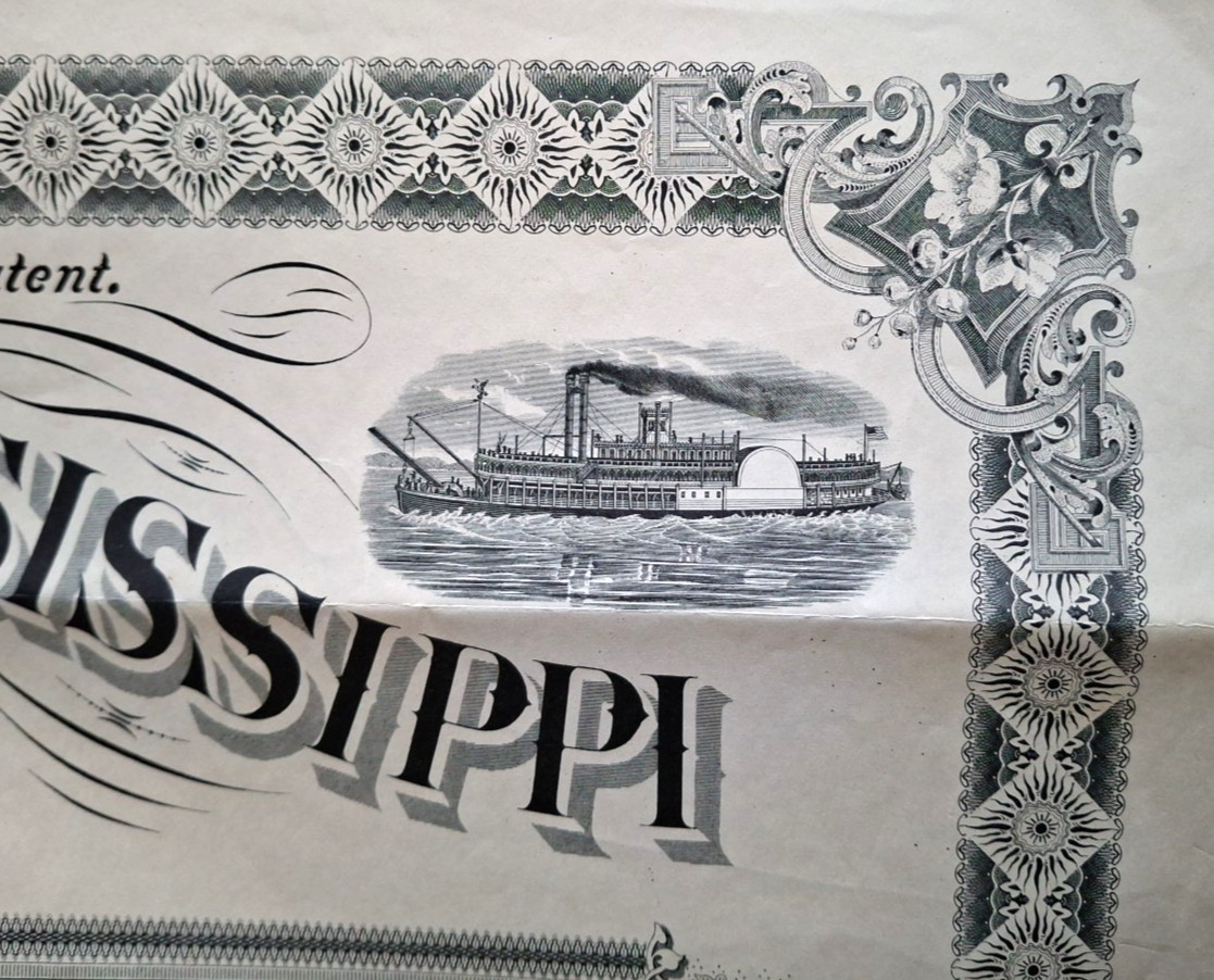 1899 Yazoo County Mississippi Forfeited Land Document Signed by Gov A J McLaurin