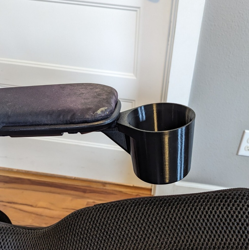Cup Holder for Permobil Power Wheelchairs