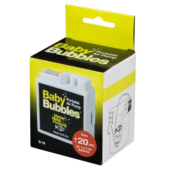 Marine Metal Products Baby Bubbles Portable Air Pump,Compact Design,New