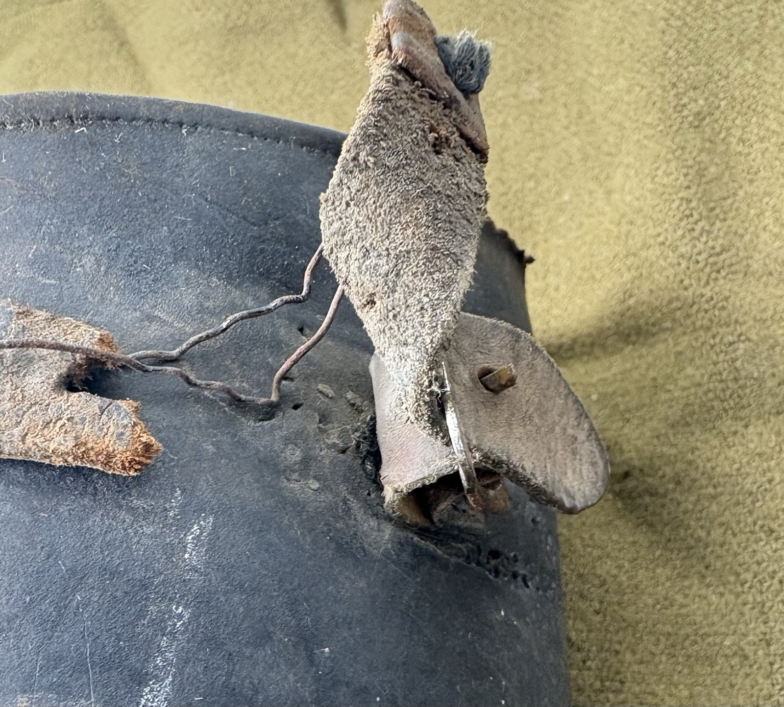 WWI Era Leather Riding Leggings Gaiters – Nettleton Syracuse NY Officer