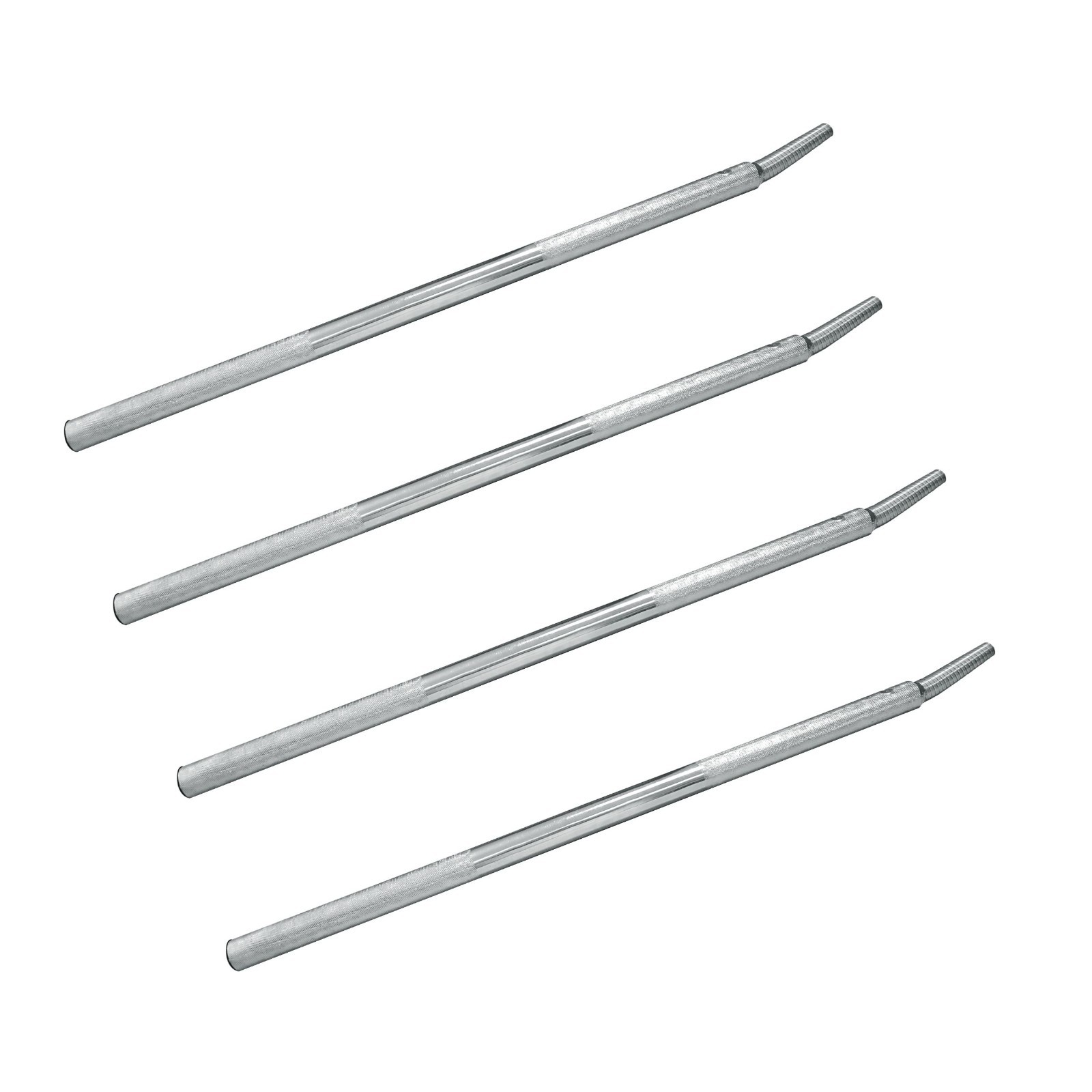 4 Pack Chrome 32" Standard Winch Bar for Flatbed Trailer Cargo Tie Down Strap