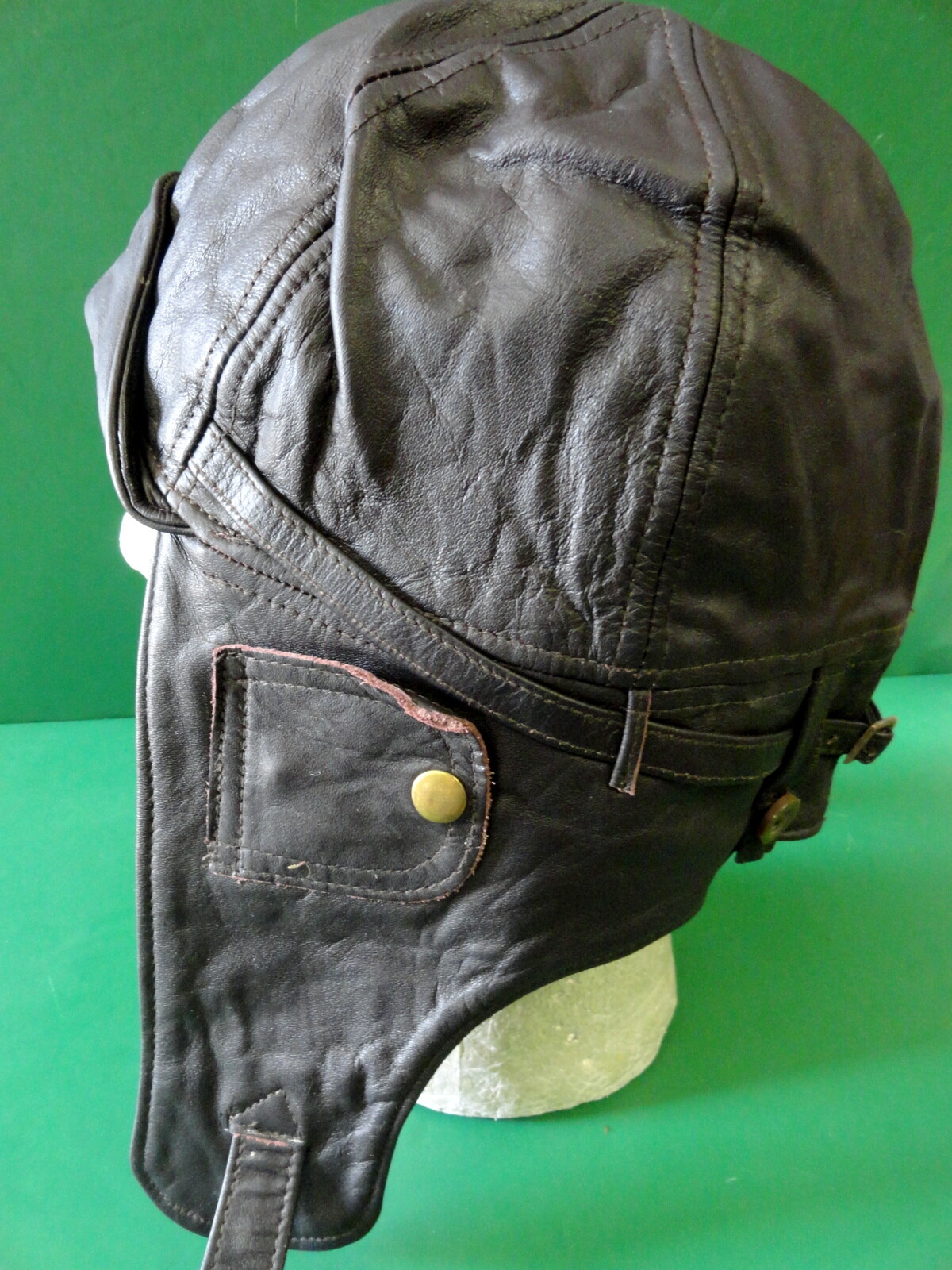 ROYAL FLYING CORPS LEATHER AVIATOR FLYING HELMET