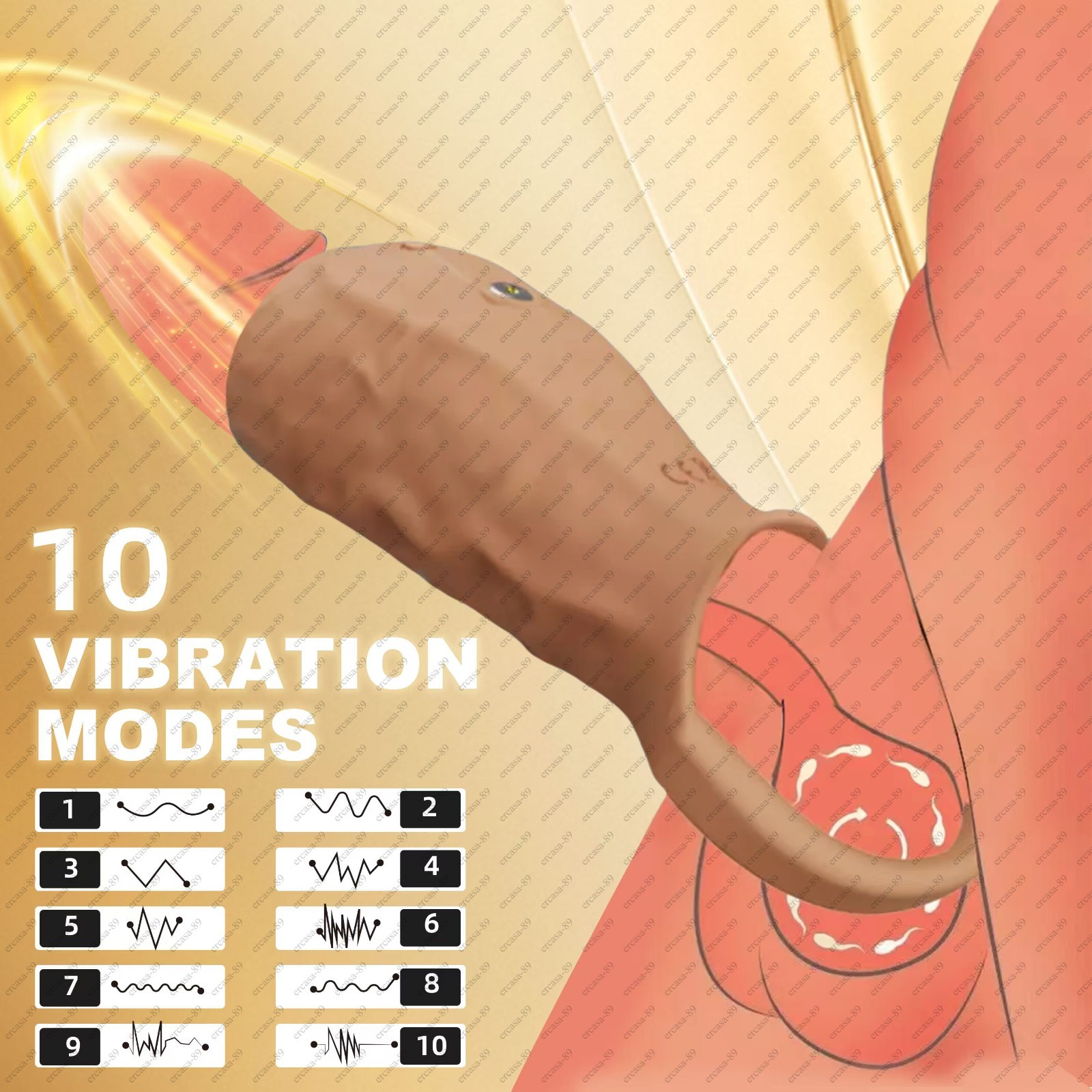 Male Cock-Girth-Enlarger-Enhancer-Penis-Extension-Extender-Sheath-Sleeve-Men Big