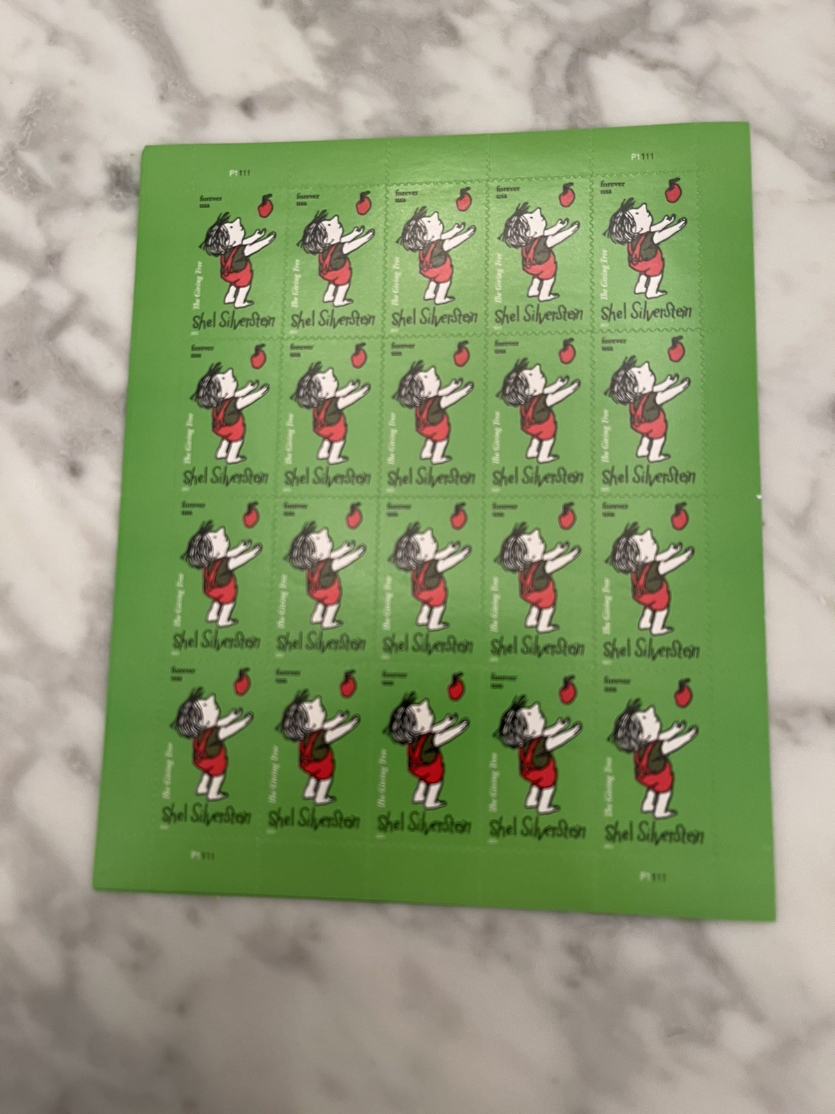 Scott #5683 Shel Silverstein "The Giving Tree"  Full Sheet of 20 - MNH Free Ship