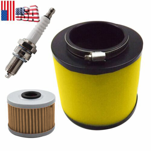 Air Oil Filter Spark Plug Tune Up Kit For Honda Rancher 350 Foreman 400 450