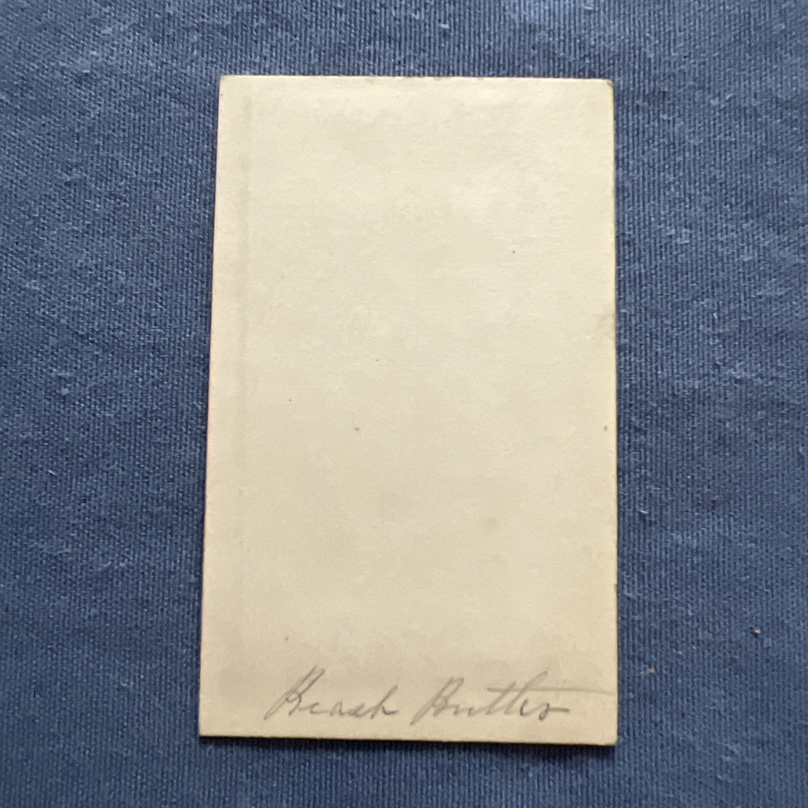 Antique Civil War CDV Major General Benjamin Butler