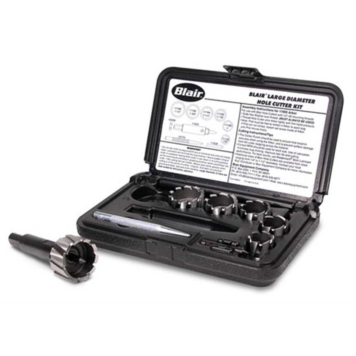 Blair 11091 Large Diameter Rotabroach Cutter Kit - Fractional