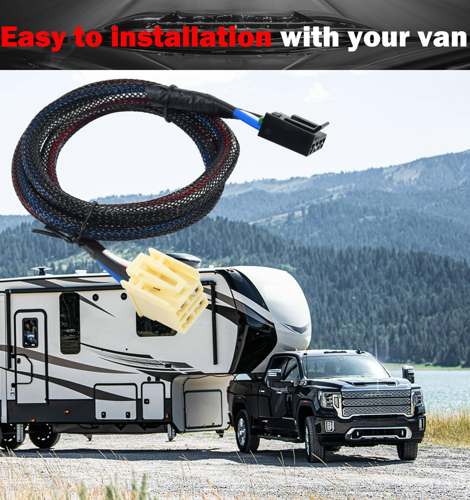 Brake Control Wiring Harness For GMC Chevy Compataible with Tekonsha 90195 P3