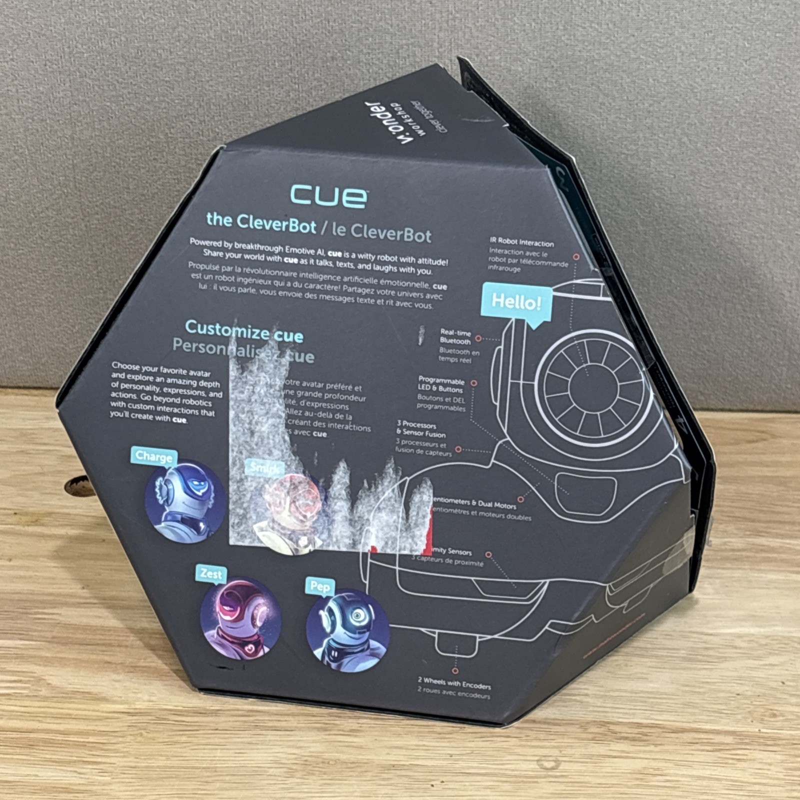 Wonder Workshop CUE Coding Cleverbot QU01 - Works!