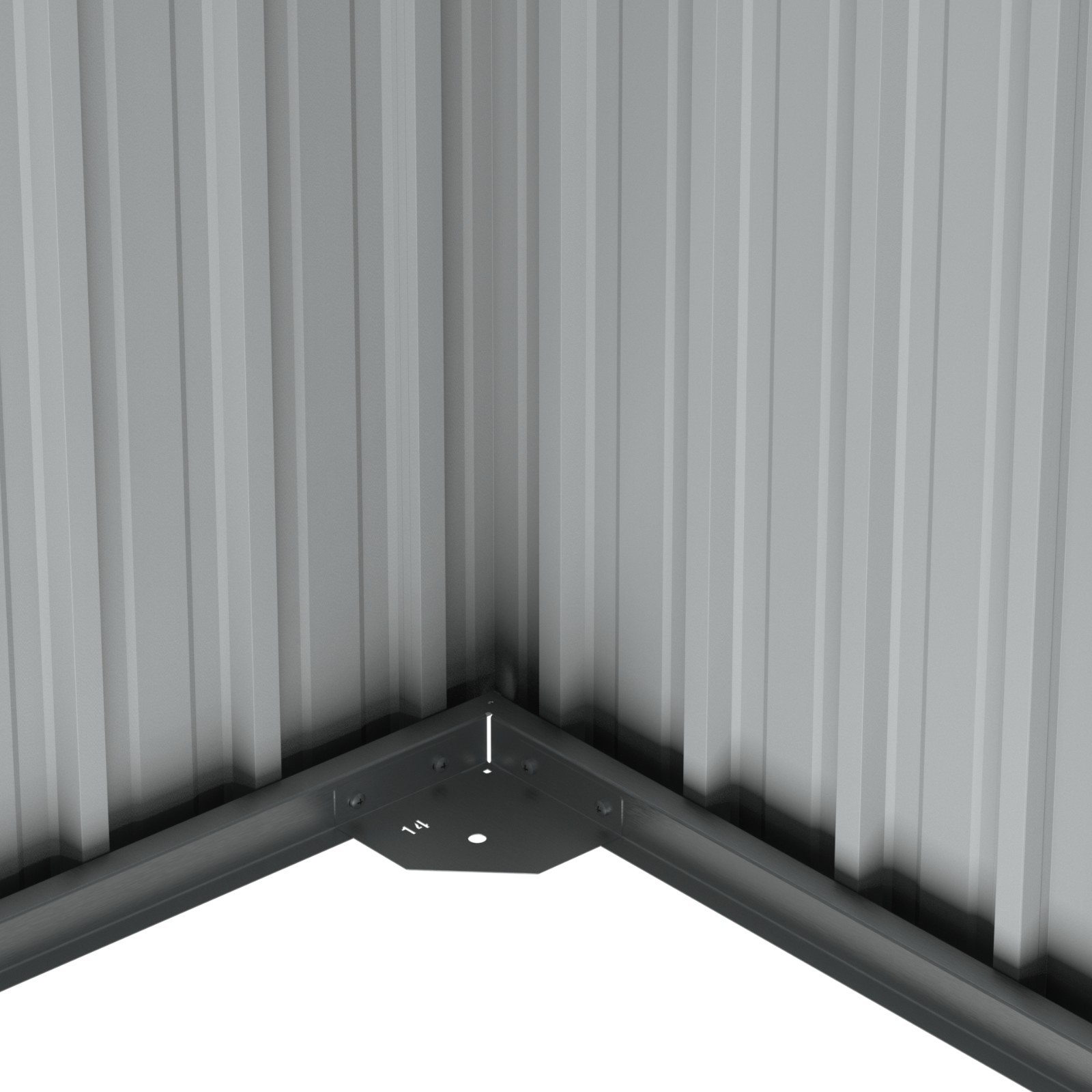 NEW 20'x13' Galvanized Metal Garage Shed Outdoor Storage Shed for Vehicle/Garden