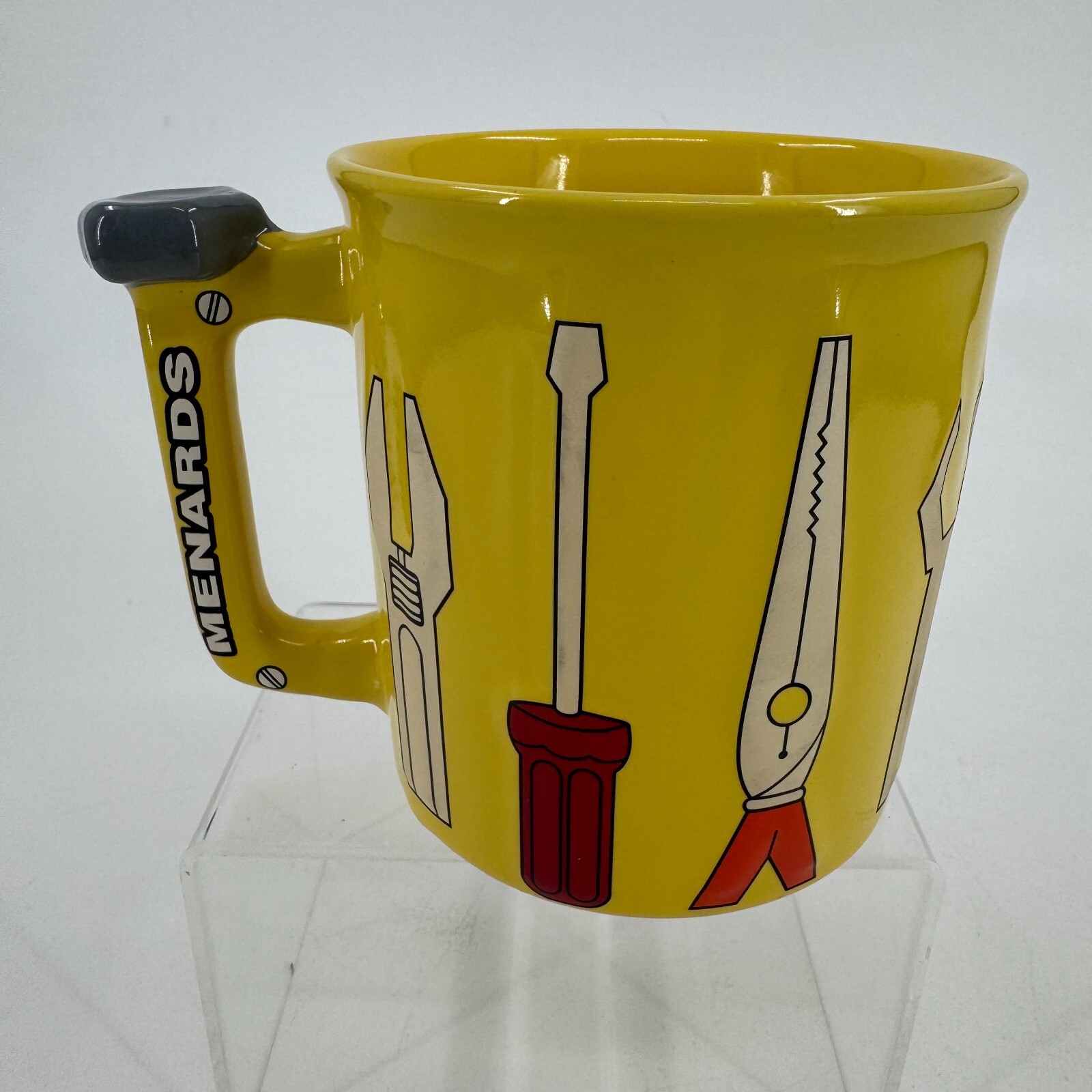 Menards Hardware Store 3D Ceramic Mug Coffee Tea Cup Yellow