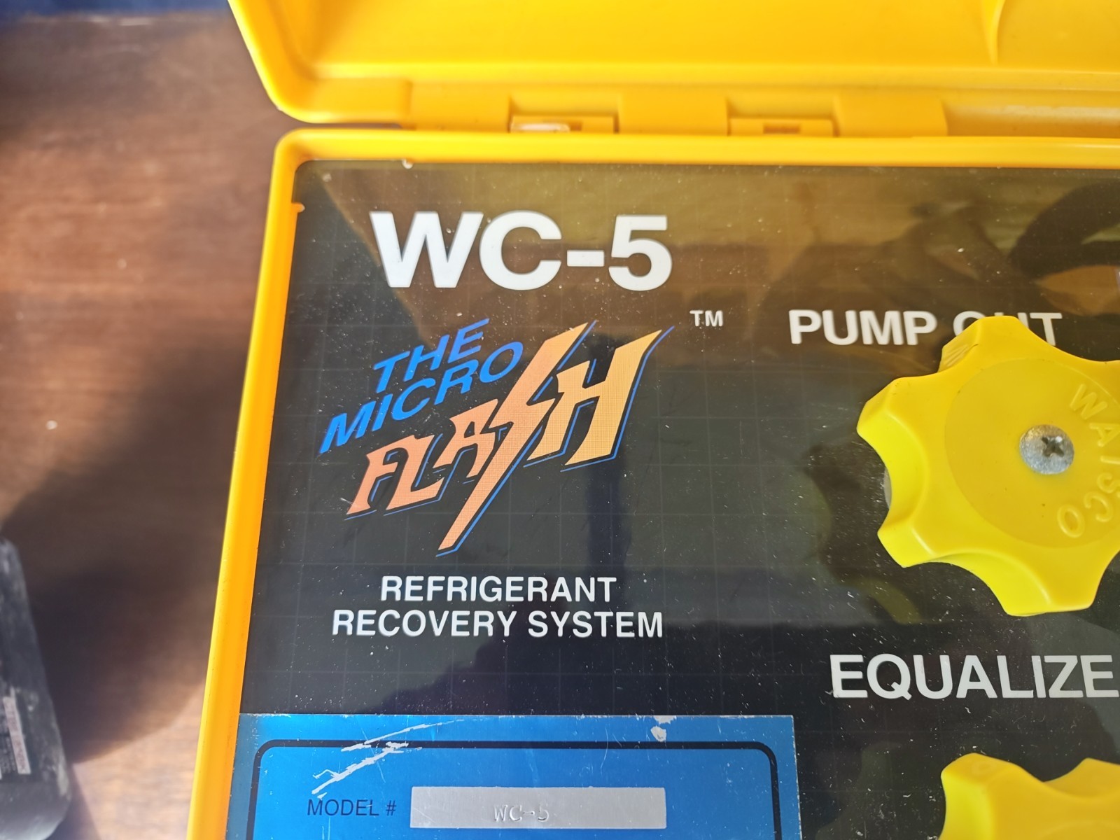 WATSCO MICRO FLASH REFRIGERANT RECOVERY SYSTEM WC-5