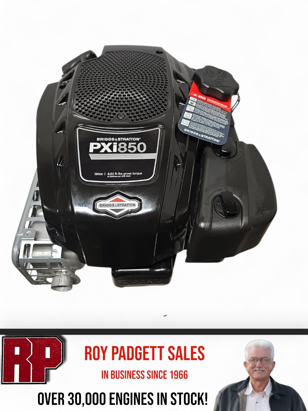 Briggs & Stratton 190CC 123P02-0042 PXI850 Engine Vertical -PB