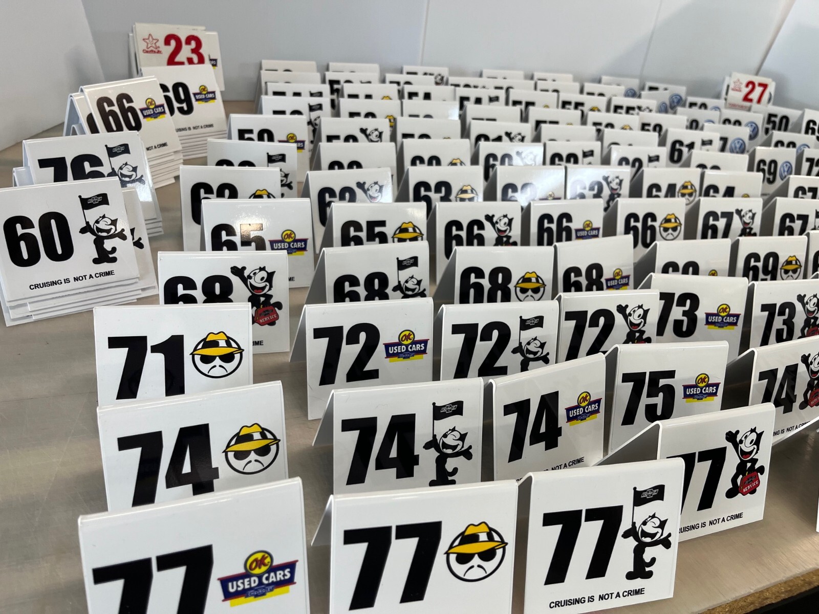 custom Carls Jr Table table Number any number chevy ,vw,jdm, c10 showcar