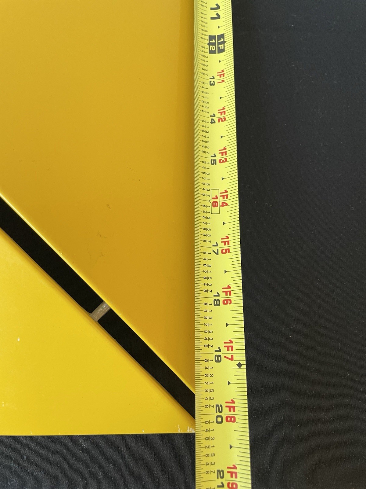 Vintage Hanging Lamp by Rodney Kinsman for Bieffeplast Postmodern Italy yellow