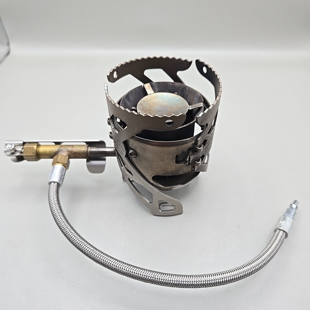 Optimus Camping Cook Set- Nova Stove, Storage Bags, Red Pan And Lid, Handle