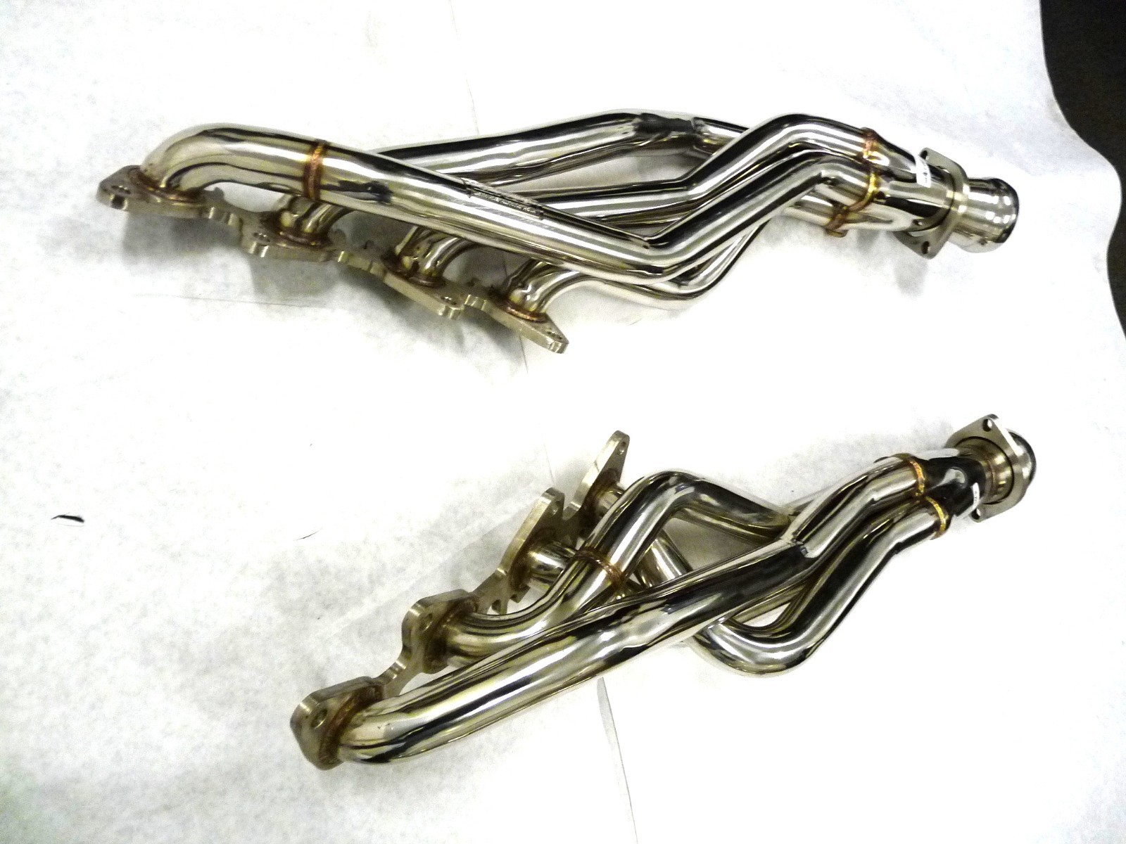 OBX Stainless Long Tube Manifold 2011-2020 Ford F150 5.0L 2/4WD 1-3/4" 3" Y-Pipe