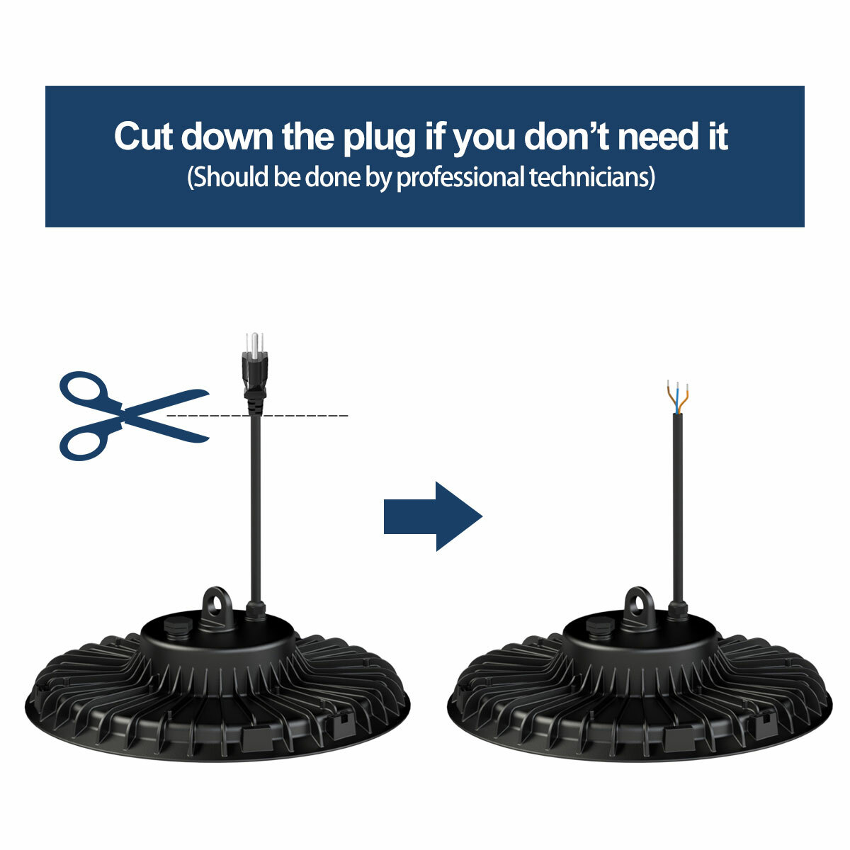 10Pack 300W UFO Led High Bay Light 300 Watt Shop Gym Industrial Commercial Light