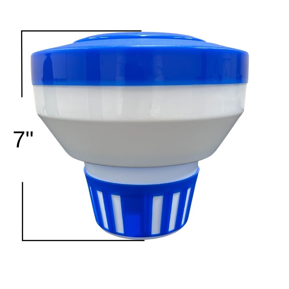 Pool/Spa Chlorine Tablet Dispenser Floater for 1" or 3" Tablets (12 Pack)